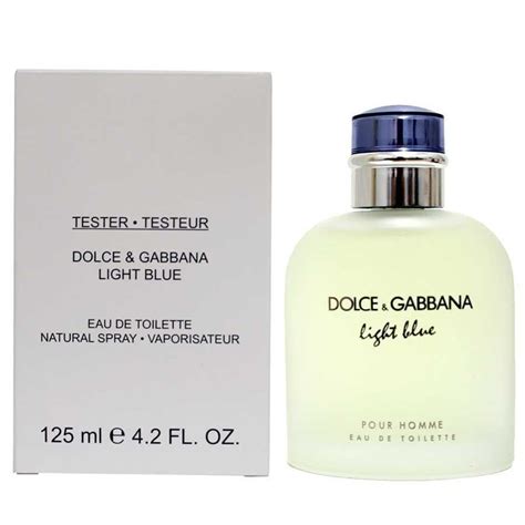 dolce gabbana tester|Dolce and Gabbana Men's Light Blue EDT Spray 4.2 oz (Tester).